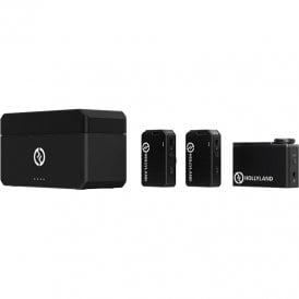 LARK MAX DUO All-in-One Wireless Lavalier Microphone System Duo, Black