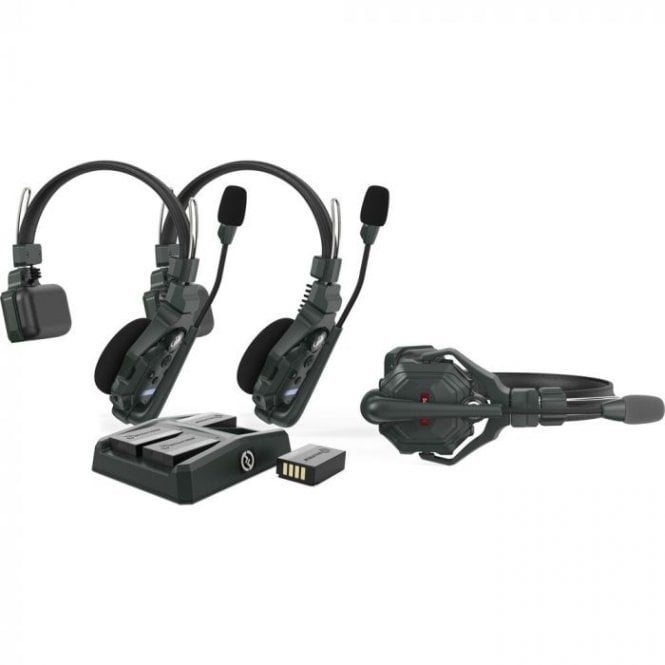 Hollyland  Solidcom C1 Full Duplex Wireless Intercom System with 3 Headsets