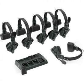Hollyland Solidcom C1 Full Duplex Wireless Intercom System with 6 Headsets