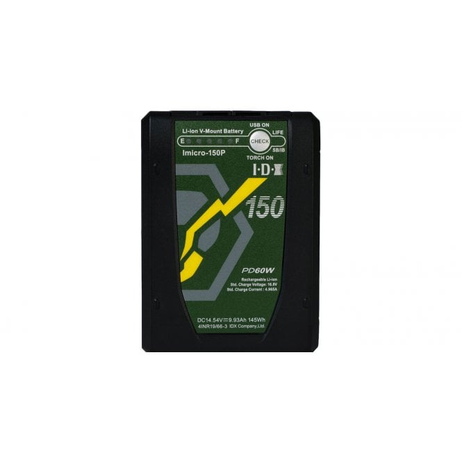 IDX 14.54V 145Wh High Load Micro V-mount Battery