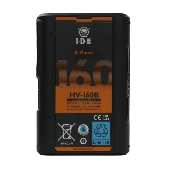 IDX 28.8V 308Wh High Load B-Mount Battery