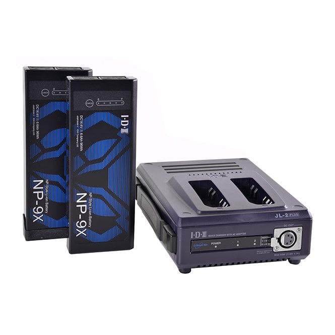 IDX  2x NP-9X Battery Kit W/Charger & AC