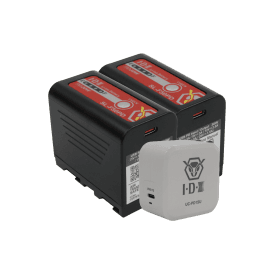 IDX 2x SL-F50/PD With FREE UC-PD1SU Charger