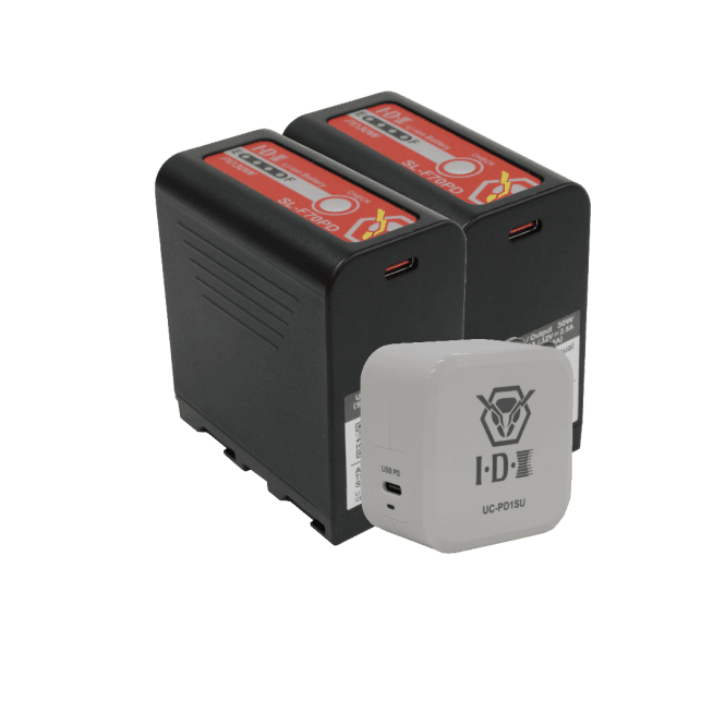 IDX  2x SL-F70/PD With FREE UC-PD1SU Charger