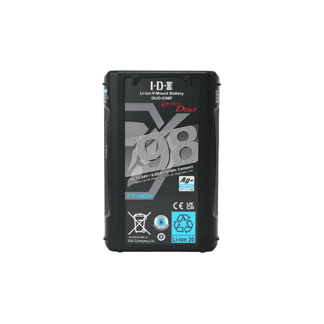 IDX  DUO-C98P 97Wh Battery V-Mount