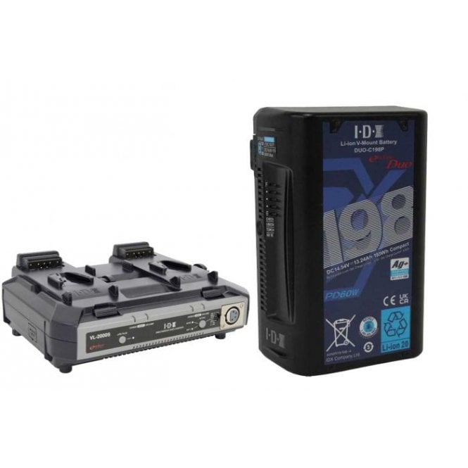 IDX  ED-CP198/2000S Battery/Charger Kit