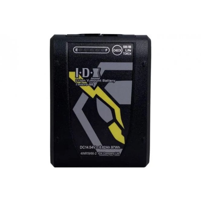 IDX  IMICRO-98P 14.54V 97Wh High Load micro V-mount Battery