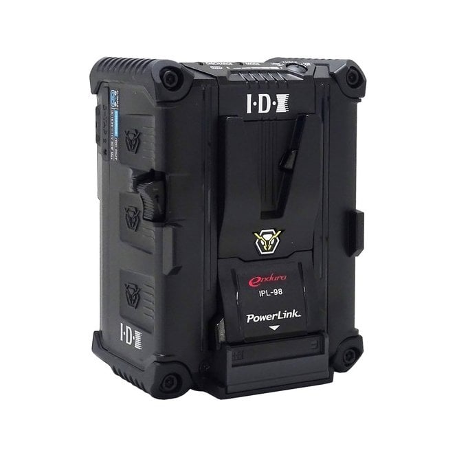 IDX IPL-98 110W Li-ion V-Mount Stackable PowerLink Battery with D-Tap and USB Output
