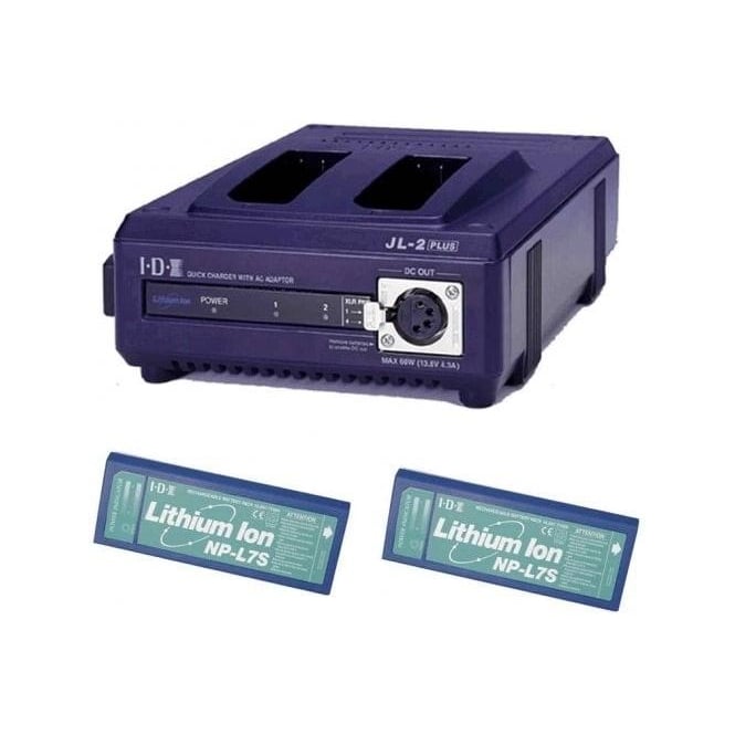 IDX  Np-L2S 2 x NP-L7S Batteries, 1 x JL-2Plus Charger