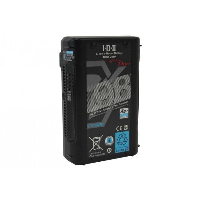 IDX  V-Mount Battery Kit with 4x DUO-C98 96Wh Battery & VL-4X Charger