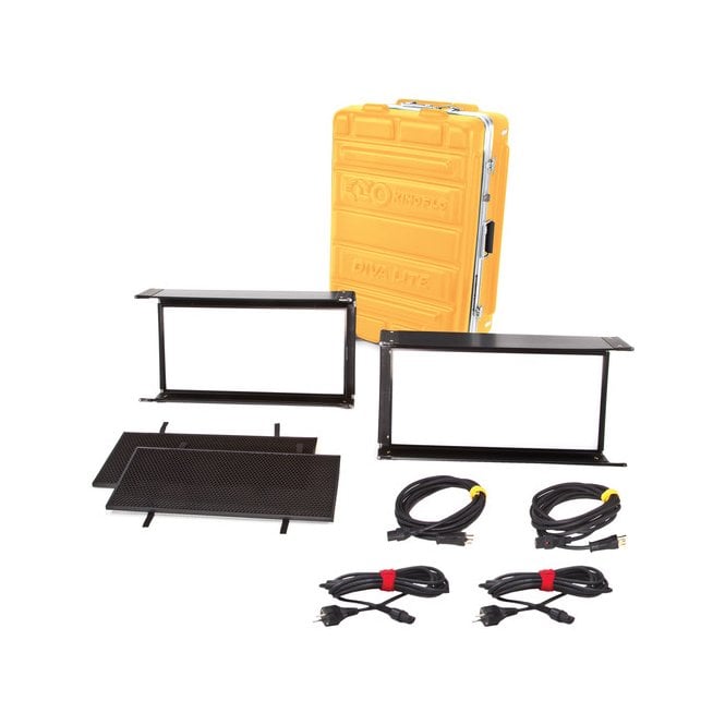 Kino Flo  Diva-Lite LED 20 DMX 2-Light Kit with Flight Case