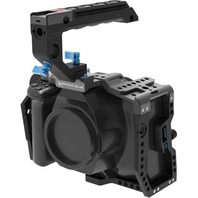 Kondor Blue blackmagic pocket 6k pro cage- with top handle (black)