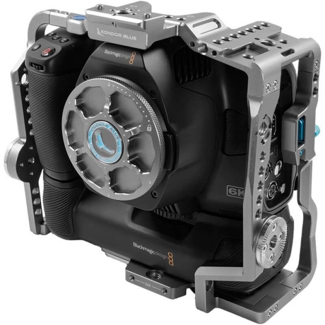 Kondor Blue bmpcc 6k pro cage with battery grip- space grey