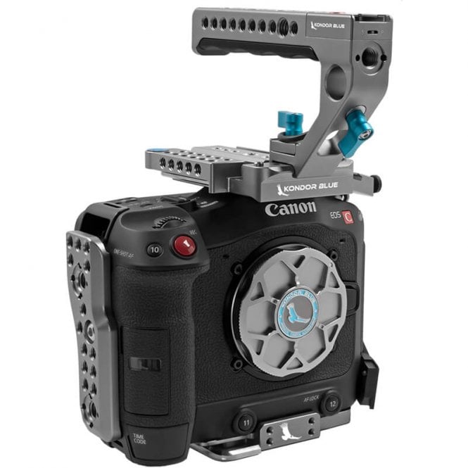 Kondor Blue canon c70 cage- with top handle (space grey)