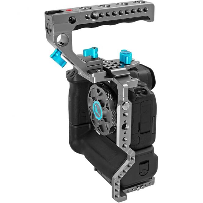 Kondor Blue canon r5/r6/r cage with battery grip- with top handle (space grey)