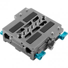 lws arri bridge plate with riser for arri alexa mini- space grey