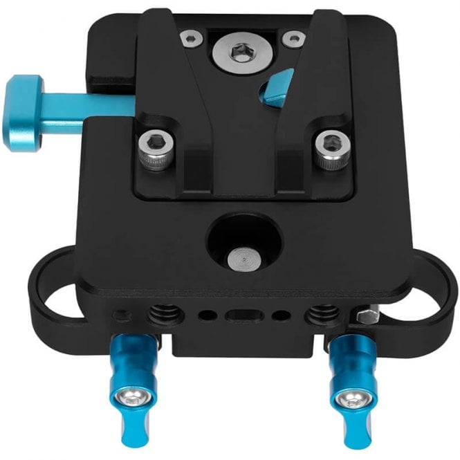 Kondor Blue mini v-mount basic rod kit- raven black