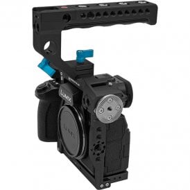 panasonic lumix s5ii/x cage- with top handle (raven black)