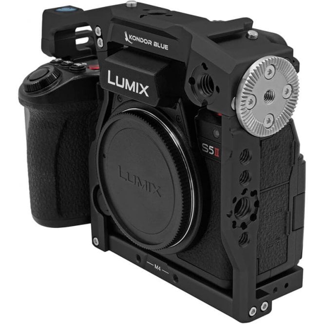 Kondor Blue panasonic lumix s5ii/x cage- without top handle (raven black)