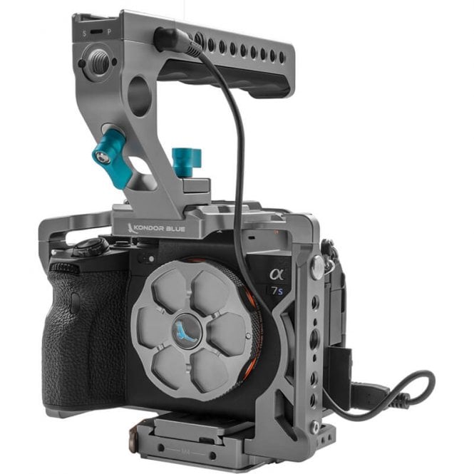 Kondor Blue sony a1/a7 series cage (a1/a7s3/a74)- with trigger top handle (space grey)