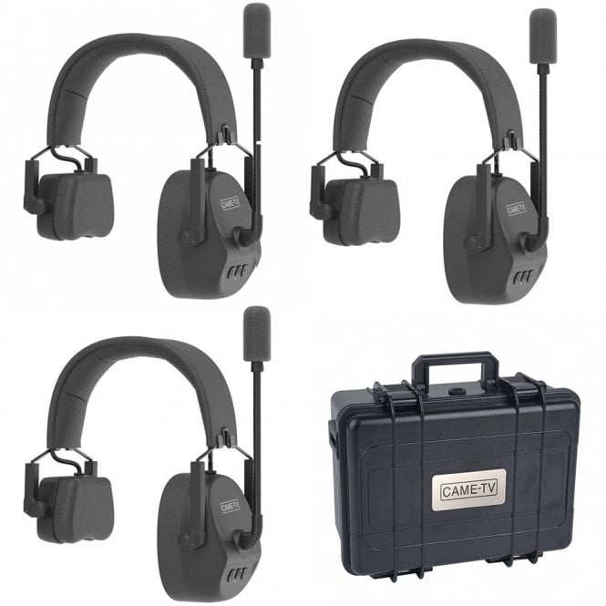 CAME-TV KUMINIK8-3-EU  KUMINIK8 Duplex Digital Wireless Headset - 3 Pack