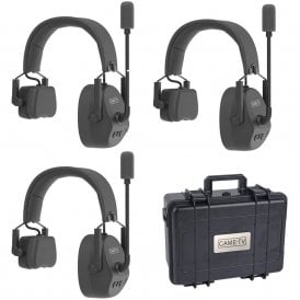 KUMINIK8-3-EU CAME-TV KUMINIK8 Duplex Digital Wireless Headset - 3 Pack