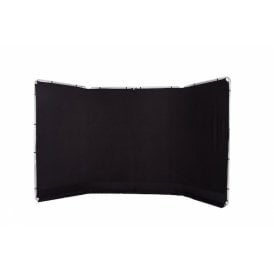 Panoramic Background 4m Black