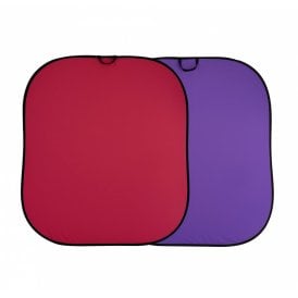 Plain Collapsible 1.8 x 2.15m Red/Purple