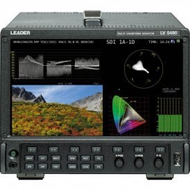 Leader LV5490 Quad Multi-Format 4K 3G-SDI Waveform Monitor