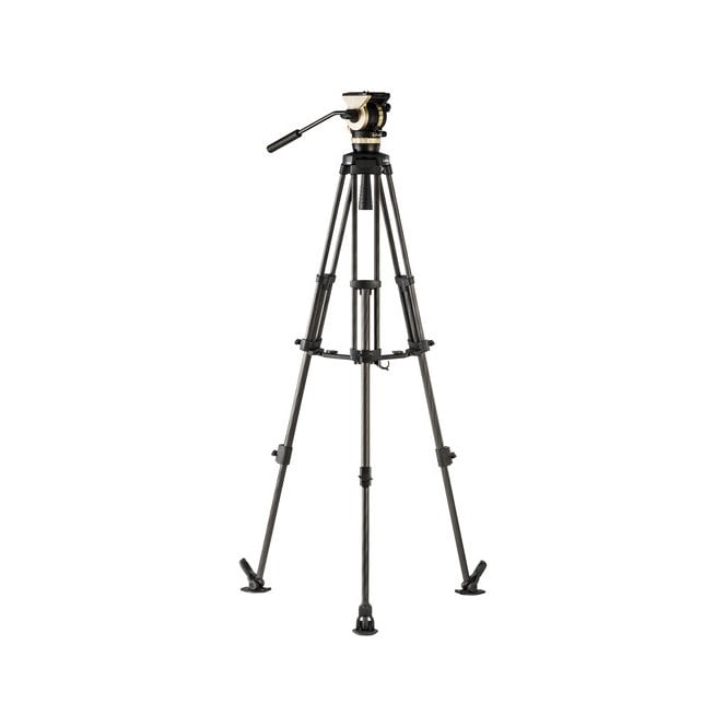 Libec NX-100MC Carbon Fiber Tripod System with Mid-Level Spreader