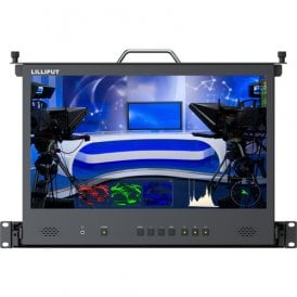 17.3 Inch 1U Rackmount HDMI Monitor for Live Streaming