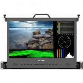 17.3 Inch 1U Rackmounted Drawer Monitor with HDMI / SDI Input