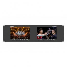 Dual 7 Inch Rackmount Monitors with 3G-SDI & HDMI (3 RU)