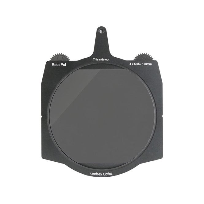 Lindsey Optics 138mm Brilliant Rota-Pol Circular Polarizer for 4 x 5.65" Cine Matte Boxes