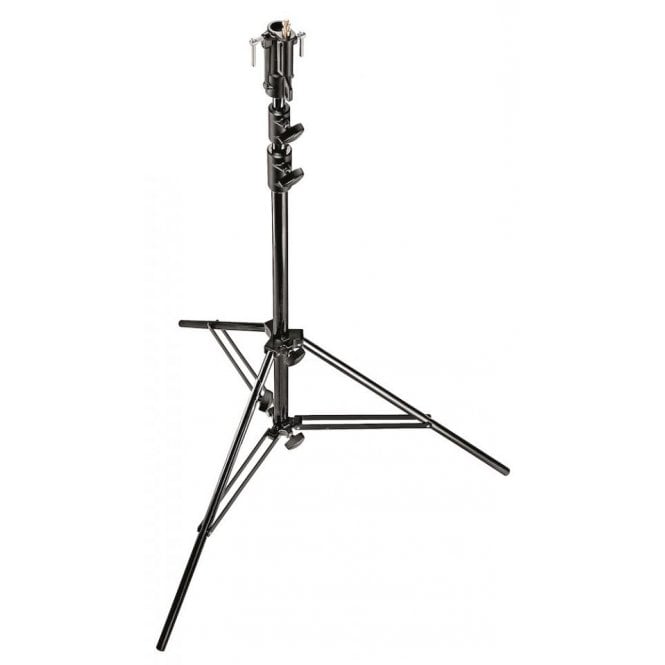 Manfrotto 007BSU Black Chrome Plated 3-Section Steel Stand