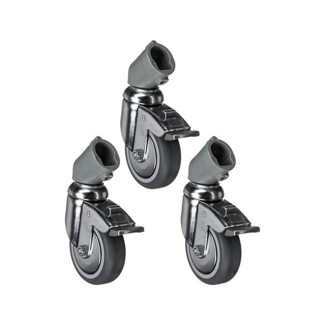 Manfrotto 110 75mm Wheel With Brakes And Adapter