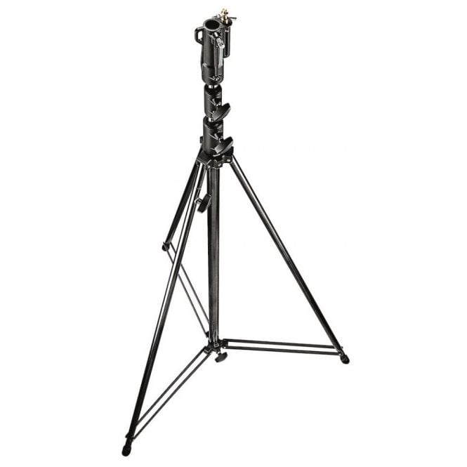 Manfrotto 111BSU Tall 3-Sections Stand 1 Levelling Leg, Black