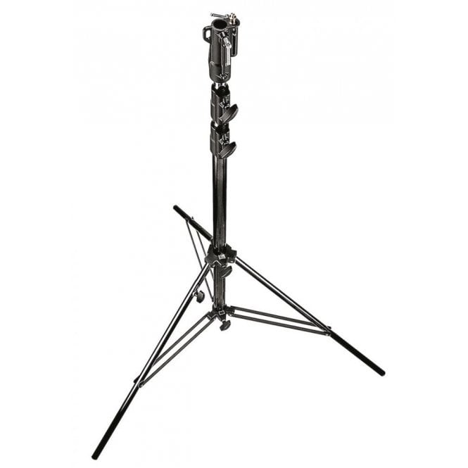 Manfrotto 126BSUAC Air-Cushioned Heavy Duty Steel Stand, Black
