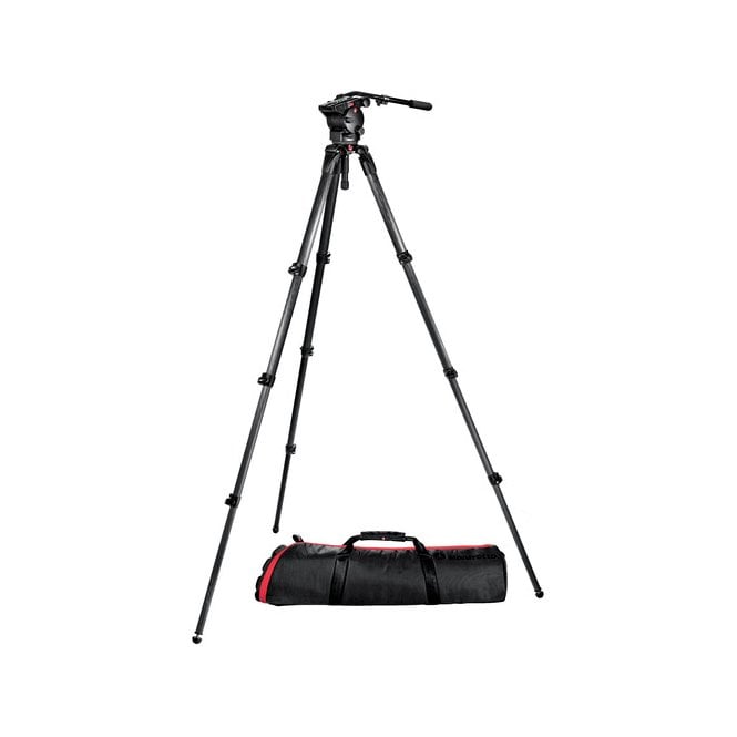 Manfrotto 526-536K-1 526-1 Head with 536 CF Tripod System & Bag