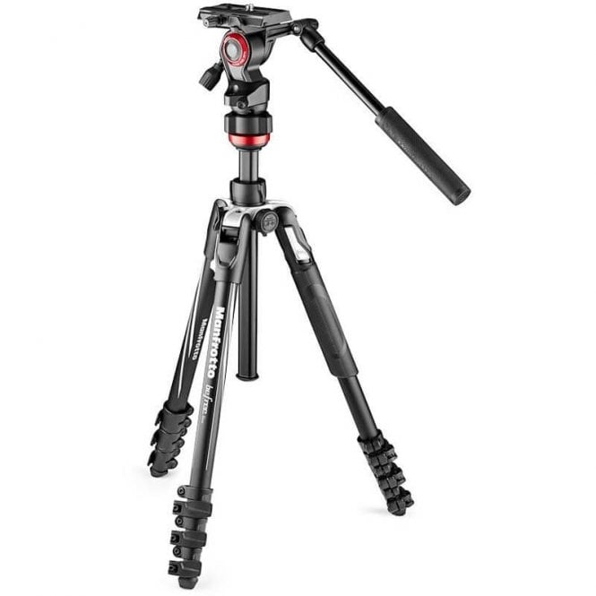 Manfrotto Compact Travel Video Tripod Kit with QPL Travel Lever