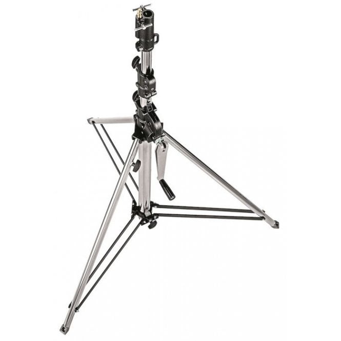Manfrotto MAN-087NWSHB Short Wind-Up Stand (Black, 9')