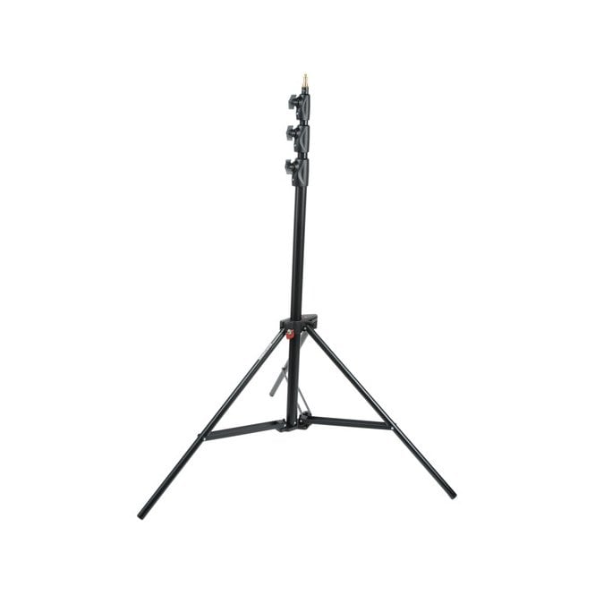 Manfrotto MAN-1004BAC-3 Alu Master Air Cushioned Light Stand Quick Stack 3-Pack (Black, 12')
