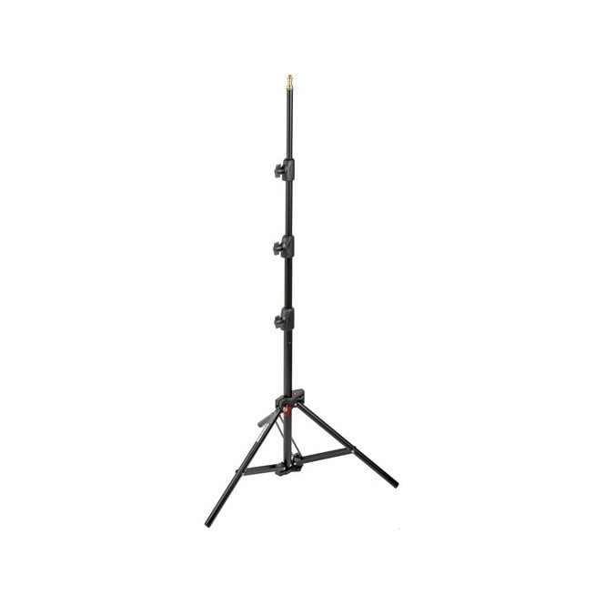 Manfrotto MAN-1051BAC-3 Alu Mini Compact Air-Cushioned Stand Quick Stack 3-Pack (Black, 7')