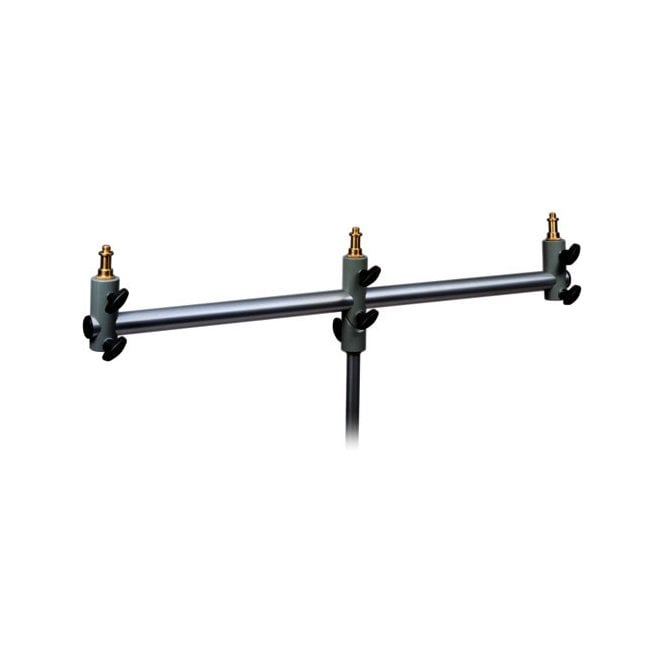 Manfrotto MAN-154B 154 Triple Microphone Holder Bar (Black)