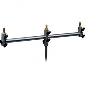 MAN-154B 154 Triple Microphone Holder Bar (Black)