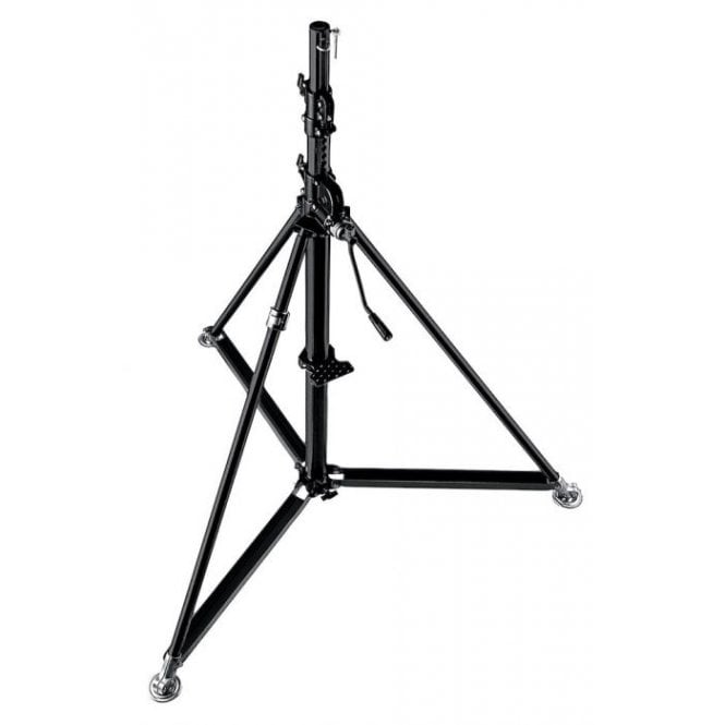 Manfrotto MAN-387XBU Black Steel Super Wind-Up Stand - 12 Inches (3.6m)