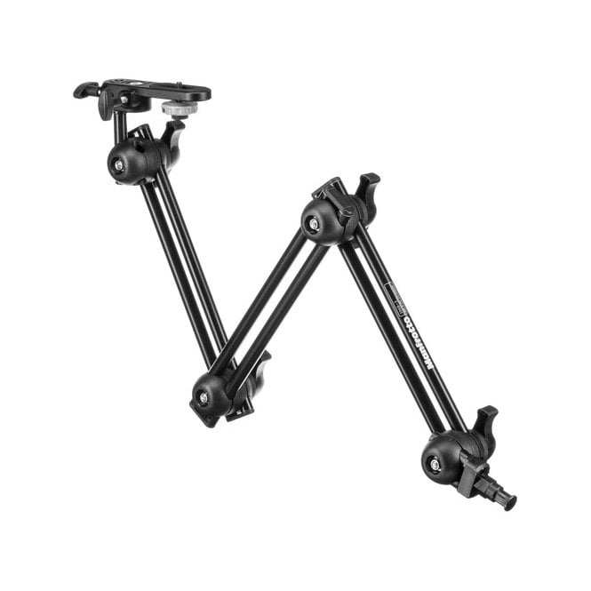 Manfrotto MAN-396B-3 Double Articulated Arm - 3 Sections With Camera Bracket