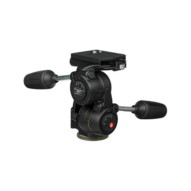 Manfrotto MAN-808RC4 3-Way, Pan-and-Tilt Head with 410PL Quick Release Plate