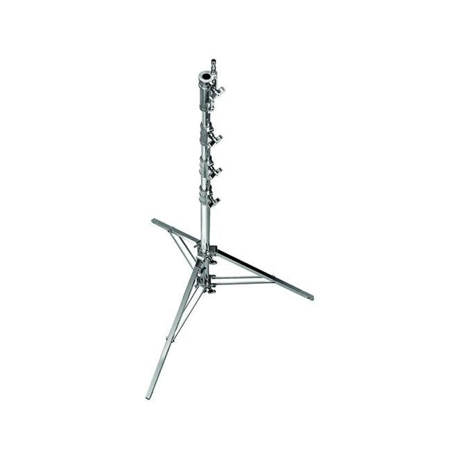 Manfrotto MAN-A1045CS Combo Steel Stand 45 with Leveling Leg (Chrome-plated, 14.7')