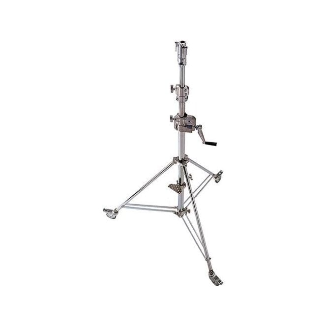 Manfrotto MAN-B6030CS Avenger Wind Up Stand 30 with Low Base and Braked Wheels (Chrome-plated, 9.7')